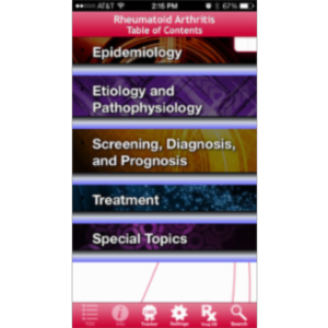 Rheumatoid Arthritis (RA) @Point of Care™ App for iOS icon