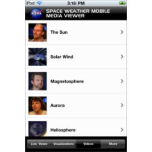 NASA Space Weather Media Viewer App for iOS icon
