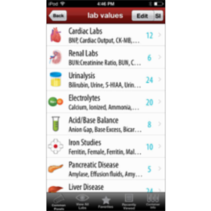 Lab Values Pro App for iOS icon