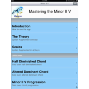 iImprov - The Minor II V App for iPad icon