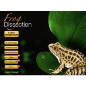 Frog Dissection App for iPad