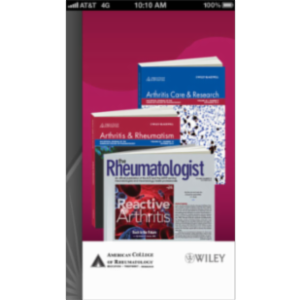 American College of Rheumatology Publications App for iOS icon