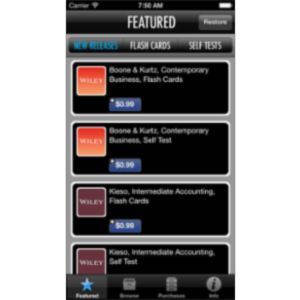 Wiley Business Study Center App for iOS icon