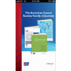 American Cancer Society Journal App for iOS