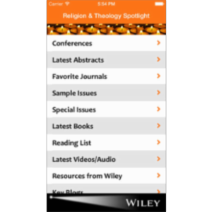 Religion & Theology Spotlight App for iOS