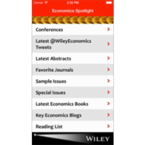 Economics Spotlight App for iOS icon