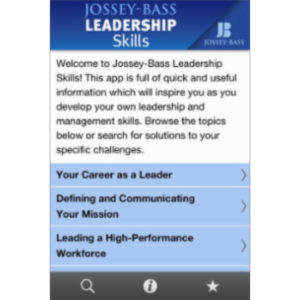 Jossey-Bass Leadership Skills App for iOS