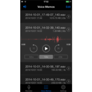 Voice Recorder HD App for iOS icon