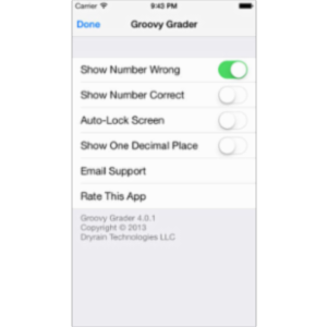 Groovy Grader App for iOS icon