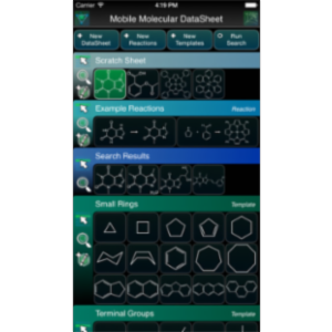 Mobile Molecular DataSheet App for iOS