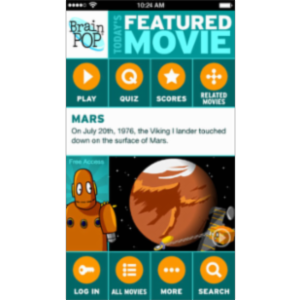 BrainPOP Featured Movie App for iOS