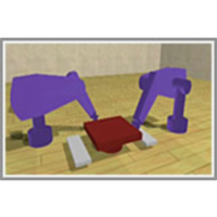 Autonomous robot cleaning crew