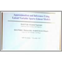 Approximation and Inference using Latent Variable Sparse Linear Models icon