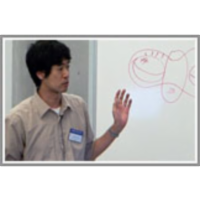 Effect of strong confinement on defect structures of cholesteric blue phases