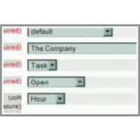 E4 Project management - Add new timesheet task icon