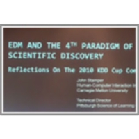 EDM and the 4th Paradigm of Scientific Discovery - Reflections on the 2010 KDD Cup Competition icon