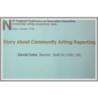 Story about Community Acting Reporting icon