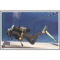 Doff and don of the weight belt underwater icon