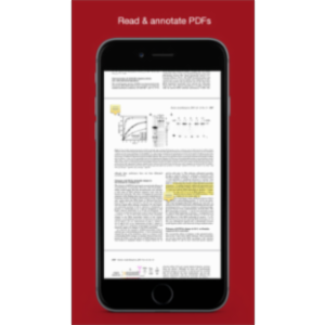 Mendeley PDF Reader App for iOS